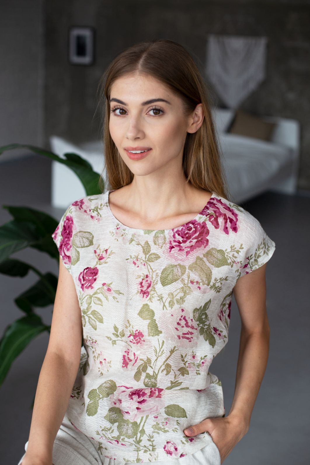 0333 - elegant rose top