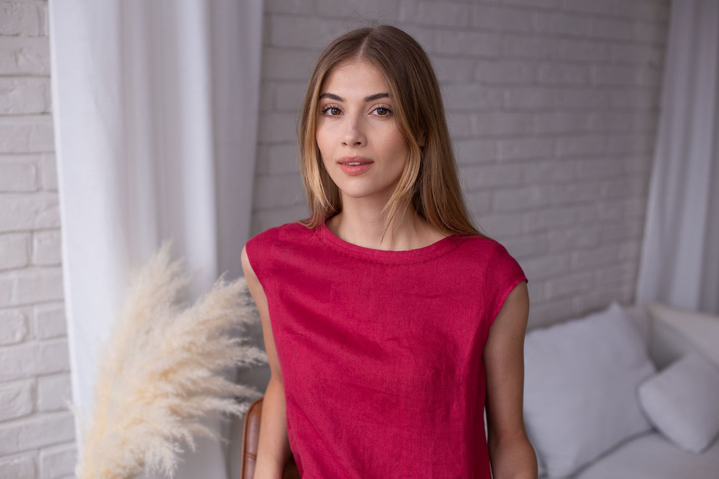 0656 – raspberry classic dress